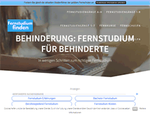 Tablet Screenshot of handicap-register.de
